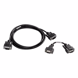 Eaton 66033, Black, 1.9 m, Male, Male, Straight, Straight