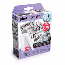 Canal Toys Photo Creator Instant Camera, Direct thermal, White, 330 g, 10 pc(s), 30 mm, 120 mm
