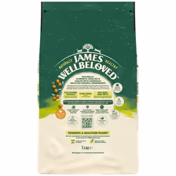 1.5kg James Wellbeloved Natural Adult Complete Dry Cat Food Turkey Cat Biscuits