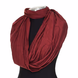 Cuello Infinito Arrugas - deep carmine, TU