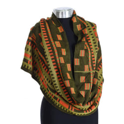 Cuello De Punto Casual Infinito 94500 Mujer - green, TU