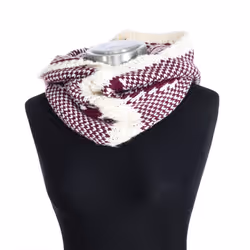 Capucha Con Cuello De Punto 96700 Mujer - white, TU