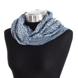 Cuello Infinito Estampado 97800 Mujer - blue, TU