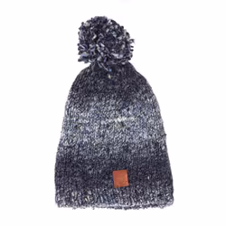 Gorro De Punto Con Borla Casual Y Adaptable 99000 Unisex - gray, TU