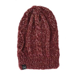Gorro De Punto Con Forro Polar 99600 Para Hombre-mujer - red, TU