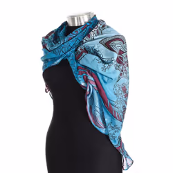 Bandana Con DiseÃ±o Estampado De Tejido Ligero Y Suave 111000 Unisex - turquoise, TU