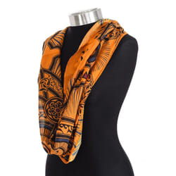 Cuello Infinito Estampado 114000 Para Mujer - yellow, TU
