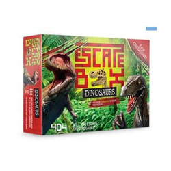 404 on the Board Escape Box Dinosaurs | Room in a Fun for Family Game Night Puzzle Solving Kids and Adults Ages 5+ 2-5 Players Average Playtime 45 Min