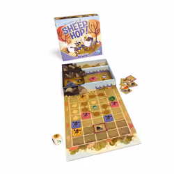 Space Cow, Sheep Hop, Children's Strategy Game, Ages 5+, 1-4 Players, 15 Minutes Playing Time