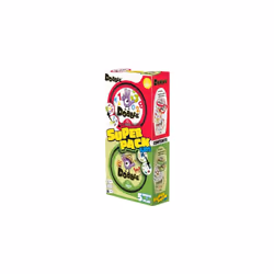 | Dobble Super Pack Kids (123 + Animals) | Family Card Game | Ages 4+ | 2-5 Players | 10 Minutes Playing Time