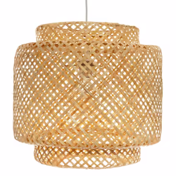 Atmosphera Liby, Flexible mount, Bamboo, Natural, Bamboo, Polyvinyl chloride (PVC), Bedroom, Living room, Indoor