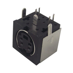 SCHURTER - Socket, Mini-DIN, PCB, 4 Pin