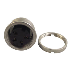 LUMBERG - 4-Pole DIN Panel Chassis Socket, Front Mounting