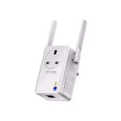 TP-LINK - 300Mbps WiFi Range Extender with AC Passthrough