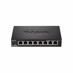 D-LINK - 8-Port Fast Ethernet Unmanaged Desktop Switch