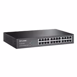 TP-LINK - 24 Port Fast Ethernet Desktop / Rack Mount Switch