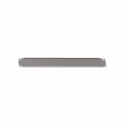 PENN ELCOM - 19" Blank Rack Panel, Grey - 1U Flanged