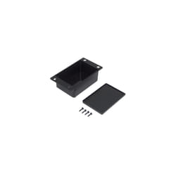 CAMDENBOSS - Black ABS Flanged Potting Box and Lid - 42x30x19mm