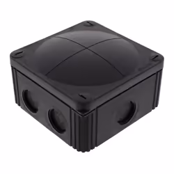 WISKA - Combi 607 Black Junction Box Enclosure