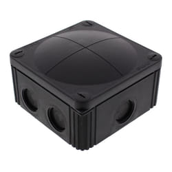 WISKA - Combi 607 Black Junction Box Enclosure