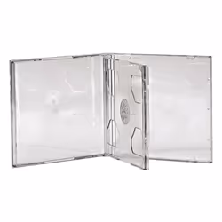 HAMA - Standard CD Double Jewel Cases Transparent 5 Pack