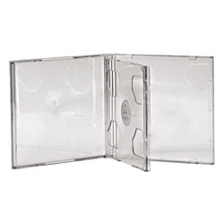 HAMA - Standard CD Double Jewel Cases Transparent 5 Pack