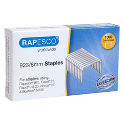 RAPESCO - 923/8mm Galvanised Steel Staples - Pack of 1000