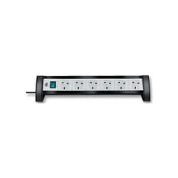 BRENNENSTUHL - 6 Way Switched Desk Socket Power Strip