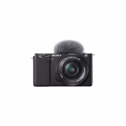 Sony ZV-E10 Mirrorless Camera with 16-50mm Lens (ILCZV-E10L) (Black)