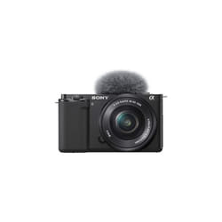Sony ZV-E10 Mirrorless Camera with 16-50mm Lens (ILCZV-E10L) (Black)
