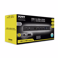 Port Designs PORT Connect 901904-EU laptop dock/port replicator Black - Additional view 5