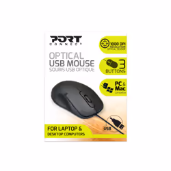 Port Designs 900400-PRO mouse Office Ambidextrous USB Type-A Optical 1000 DPI - Additional view 5