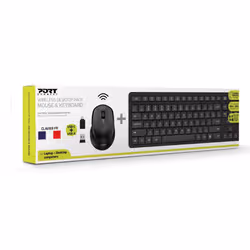 Port Designs 900904-UK-AR keyboard Mouse included Office Arabic, UK English Black - Additional view 2