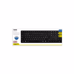 Port Designs 900903 keyboard Home RF Wireless + Bluetooth AZERTY French Black