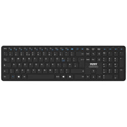 Port Designs 900903-R-DE keyboard Home Bluetooth QWERTZ German Black