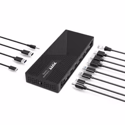 Port Designs 901904WEU laptop dock/port replicator Wired USB 3.2 Gen 1 (3.1 Gen 1) Type-C Black