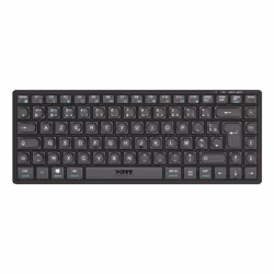 Port Designs 911001FR, Wired & Wireless, RF Wireless + Bluetooth, AZERTY, Black