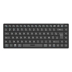 Port Designs 911001FR keyboard Home/Office RF Wireless + Bluetooth AZERTY French Black