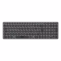 Port Designs 911002FR, Wired & Wireless, RF Wireless + Bluetooth, AZERTY, Black, Grey