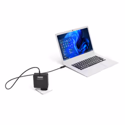 Port Designs 900007B-UK power adapter/inverter Indoor 90 W Black - Additional view 4