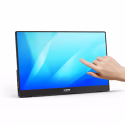 Port Designs 902101T computer monitor 39.6 cm (15.6") 1920 x 1080 pixels Full HD LCD Touchscreen Black - Additional view 4