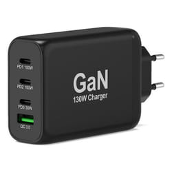 Port Designs 902107EU mobile device charger Universal Black AC Fast charging Indoor