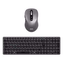 Port Designs Pack + Mouse (FR) keyboard Mouse included Universal RF Wireless + Bluetooth AZERTY Grey - Additional view 6