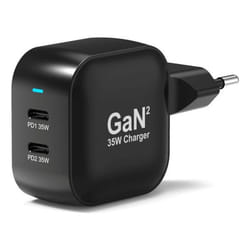 Port Designs 902035PEU mobile device charger Universal Black AC Fast charging Indoor