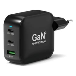 Port Designs 902100PEU mobile device charger Universal Black AC Fast charging Indoor