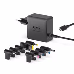 Port Designs 904065UWEU power adapter/inverter Indoor 65 W Black - Additional view 3