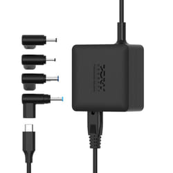 Port Designs 904065ASEU power adapter/inverter Indoor 65 W Black