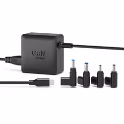 Port Designs 904065ASEU power adapter/inverter Indoor 65 W Black - Additional view 2