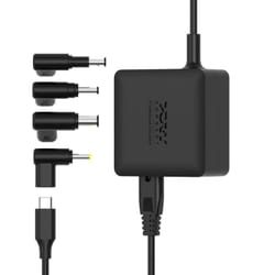 Port Designs 904065HPEU power adapter/inverter Indoor 65 W Black