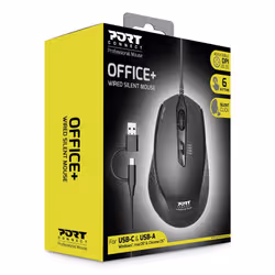 Port Designs PORT Connect OFFICE+ mouse Right-hand USB Type-A + USB Type-C Optical 3200 DPI - Additional view 4